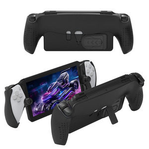 TPU保護ケースカバー滑り止め転倒防止ハンドヘルドゲーミングコンソールシェルforSony Playstation 5PS5ポータルコンソール