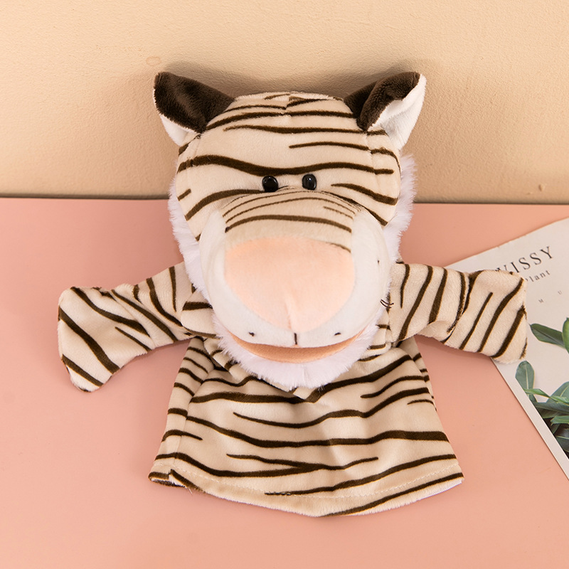 Tigre de rayas marrones