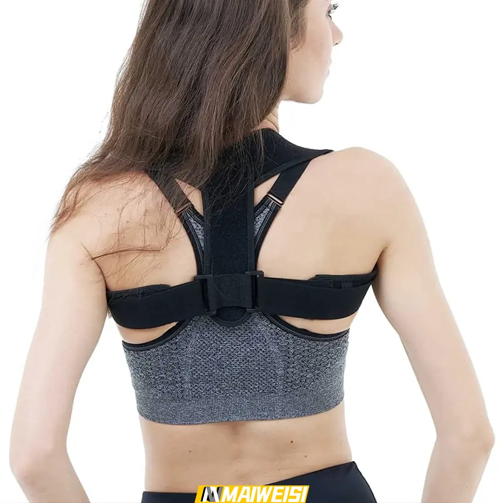 Correttore per cintura di supporto per scoliosi elastico traspirante regolabile correttore posturale per la schiena medico posturale per alleviare il dolore alla schiena