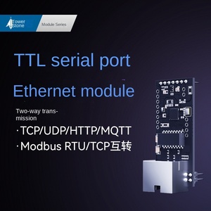 Telekomünikasyon ürünleri için tcp/ip veri şeffaf iletişim RJ45 ağ portu ile TTL seri Port Ethernet modülü - Product Image 4
