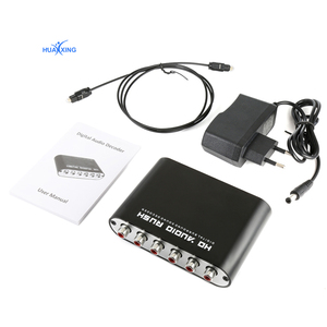 Digital 5.1 EU音频解码器/Ac-3光学转5.1声道6 RCA模拟转换器放大器扬声器声音适配器 - Product Image 2