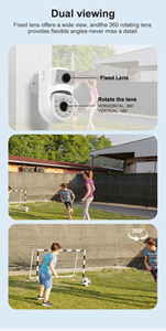 กล้อง CCTV เลนส์คู่รุ่นใหม่ล่าสุด Tuya กล้องมองกลางคืน4K 8M พิกเซลกลางแจ้ง5G 2.4G เชื่อมต่อ WiFi IP ความเร็วสูงตัวเลือกการจัดเก็บข้อมูลแบบคลาวด์ - Product Image 6