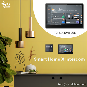 7&quot; Tuya Zigbee Wired All in One Control Panel Android Smart Tablet Apartment Villa IP/tcp <strong>Intercom</strong> Security <strong>Intercom</strong> <strong>System</strong> - Product Image 3