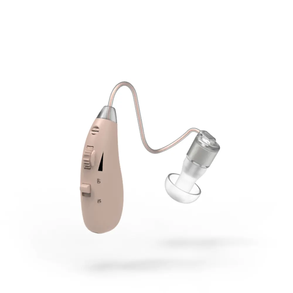 Audífono inalámbrico con carga USB, ayuda auditiva montada en la oreja