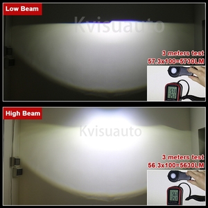 CQL KVISUAUTO เลนส์โปรเจคเตอร์ LED 1.8,ขนาด2.0นิ้วสำหรับไฟหน้า H7/H4/H1/9005/9006/9007ไฟ LED ขนาดเล็กสำหรับรถยนต์รถจักรยานยนต์รถยนต์ - Product Image 6