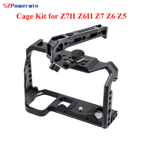 Powerbin ชุดกรงกล้องสำหรับ Z7II Z6II Z6 Z5แท่นขุดเจาะอเนกประสงค์กรอบ gimbal ARRI สกรูยึดที่จับไม้ - Product Image 2