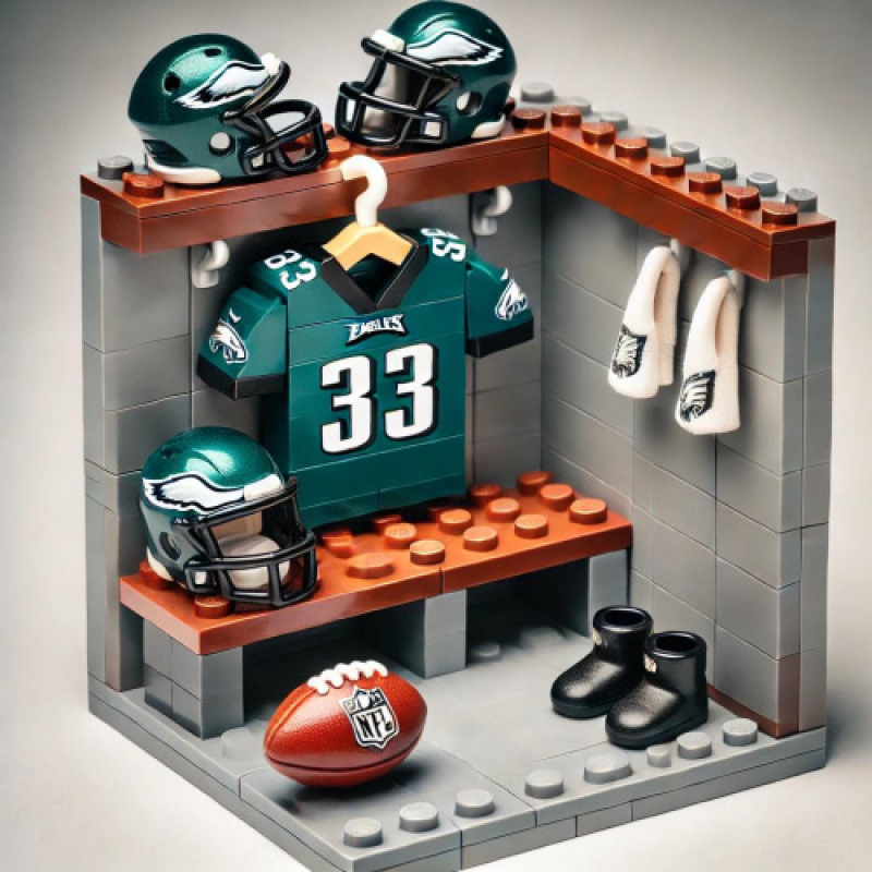Bloques de construcción para vestidor - 2 Philadelphia Eagles
