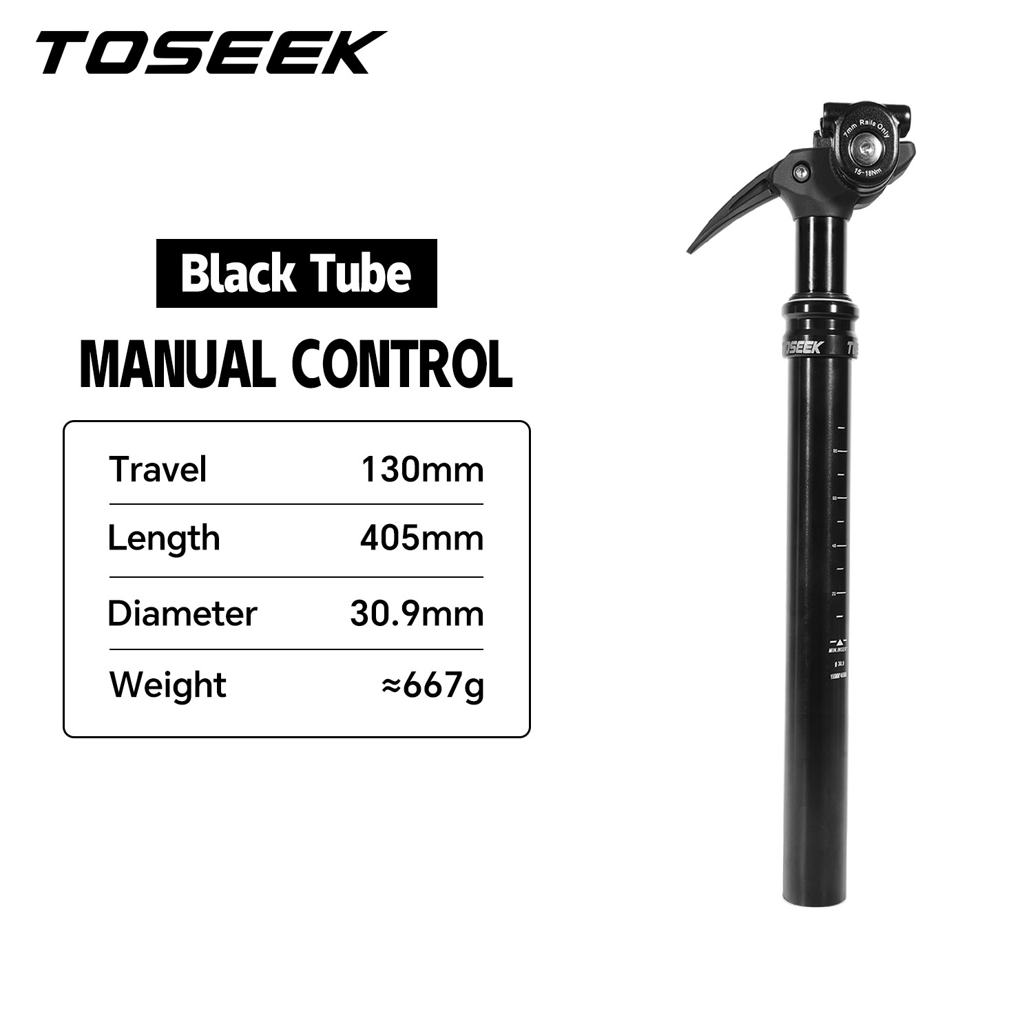 Black 130*405*30.9 Manual