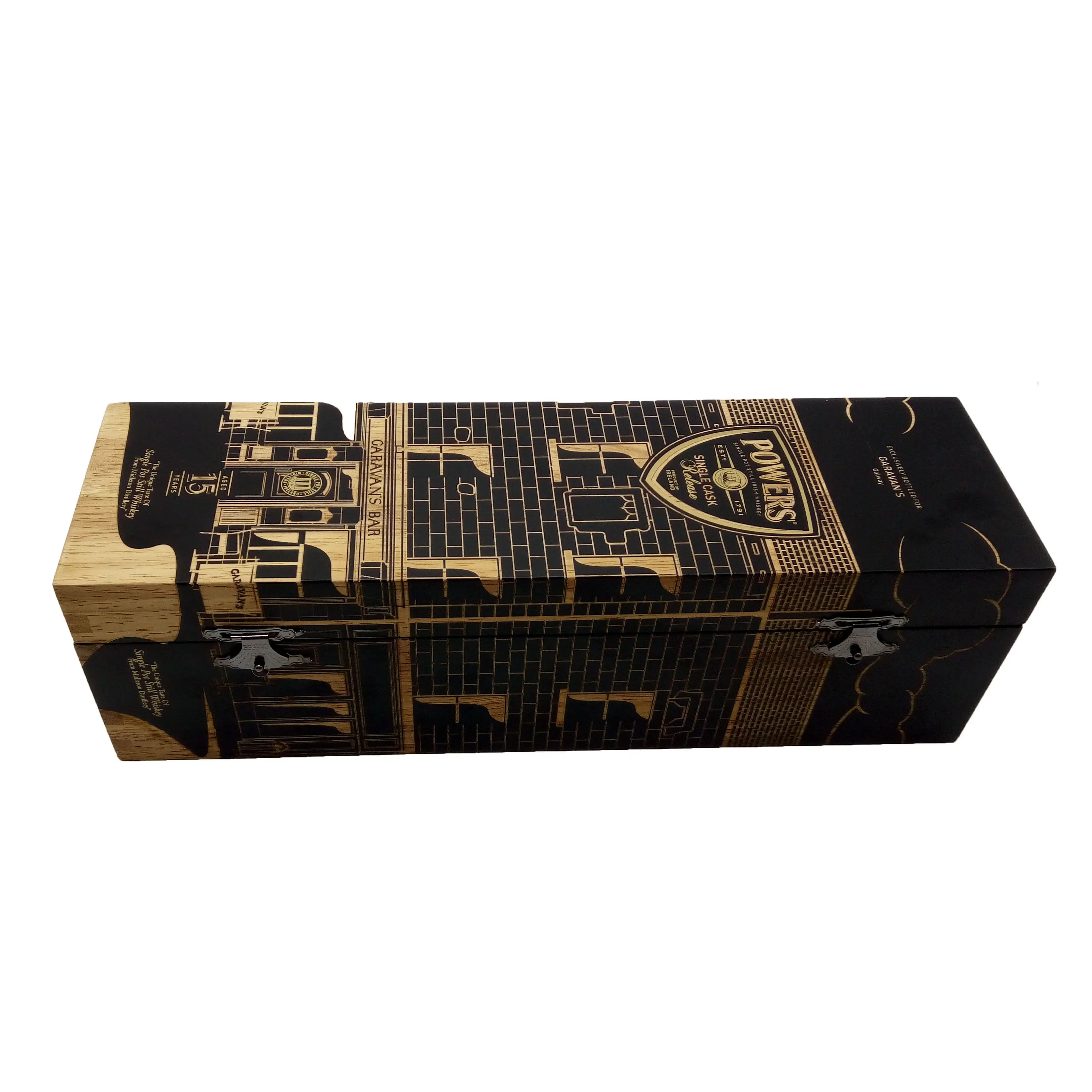ポータブルカスタムサイズ木製ワイン包装ボックス輸送用木製ワインボックス中国