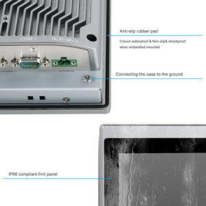 Front USB Multi Function Usage Scenario Harsh Working Environment Cutting Edge Industrial <strong>Embedded</strong> Pc - Product Image 4