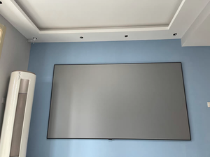 Pantalla de proyector de marco fijo de 100 pulgadas, proyector Fresnel de tiro largo, adecuado para cine en casa, pantalla de rechazo de luz ambiental - Product Image 5