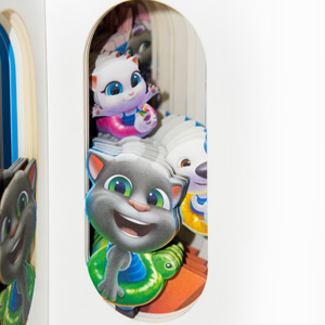 Nói chuyện Tom và bạn bè chính thức 3D Khắc Máy Tính Xách Tay-nhật ký IP trẻ em được cấp phép, quà tặng sinh nhật sáng tạo và văn phòng phẩm giáo dục - Product Image 3