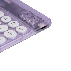 Diseño Universal para teclado Bluetooth Teclado inalámbrico recargable compacto delgado portátil Compatible con teléfonos inteligentes