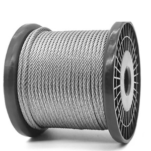 1mm 1.5mm 1.2mm 3mm 6x7 + IWS galvanizli çelik tel halat kablosu - Product Image 1