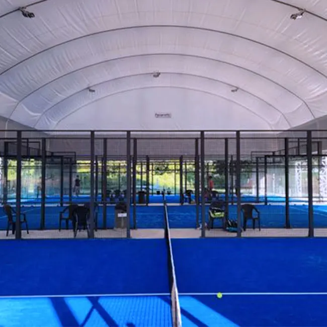 ผู้จัดจําหน่ายสนามเทนนิสพาเดลในร่มหญ้าเทียม Cancha De Padel สนามเทนนิสพาเดลแบบกําหนดเอง