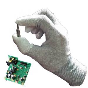 Nmshield ถุงมือเคลือบ PU แบบไฟฟ้าสถิตพร้อมฟังก์ชันป้องกันการลื่นสำหรับป้องกันการก่อสร้าง - Product Image 3