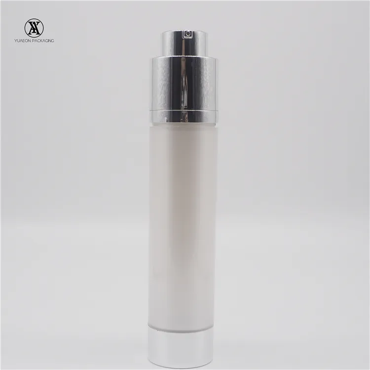 Leere 15 ml30ml kosmetische Luxus Acryl Kosmetik Twist-Up Airless Lotion Tube in Flaschen für Lotionen