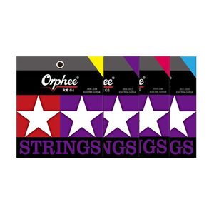 Orphee G4 Coating Gitarren zubehör Serie 3 Typen Hexagon Steel Core Pure Nickel Wicklungen Nano E-Gitarren saiten