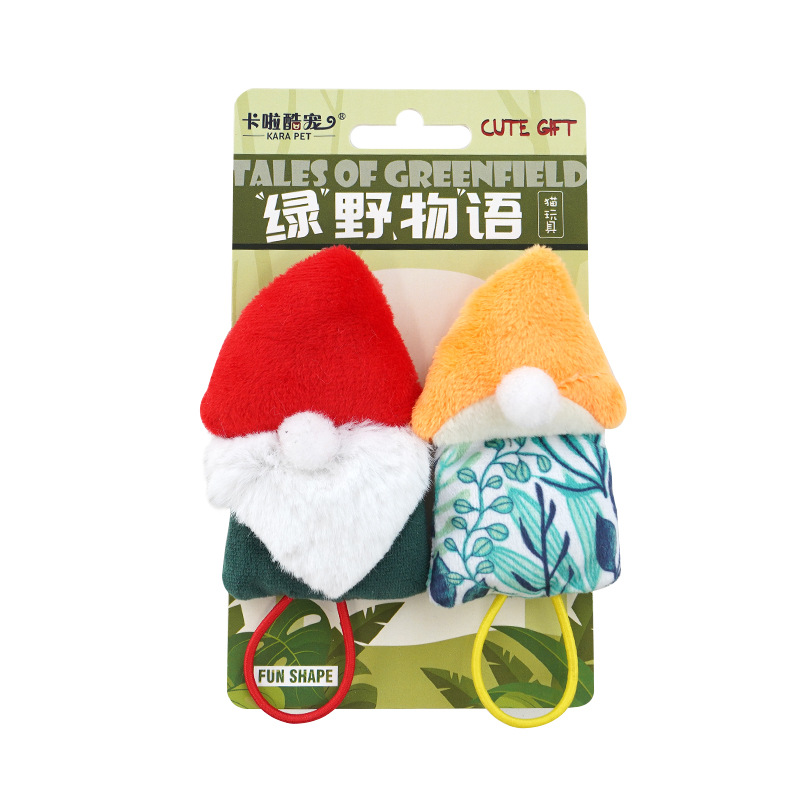 Two-tone Christmas hat