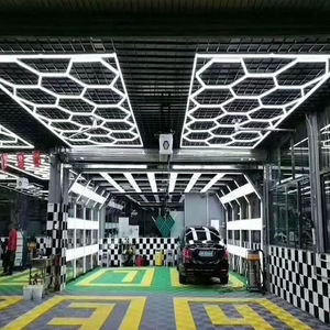 Led esagonale luci Rgb di alta qualità Led dettaglio connettore luce esagonale lavoro Led parete per auto officina - Product Image 2