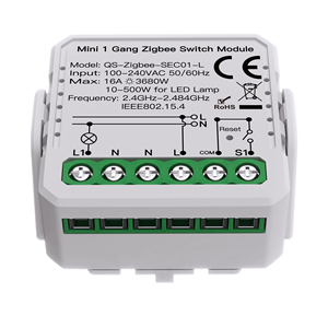Tiny Size <strong>Zigbee</strong> Bi-Stable Relay Module 16A 3680W Wireless Control for Lights/Motors - Product Image 5