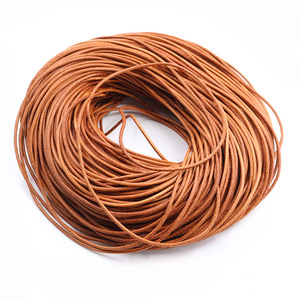 1.0/1.5/2/2.5/3毫米1米4色真皮圆形丁字绳DIY手链发现珠宝制作绳绳 - Product Image 4