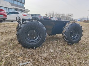 4 колеса приводной двигатель 4WD умный автомобиль Pwt1000 мобильный робот Платформа 4WD электрическая шина протокол робот Платформа - Product Image 3