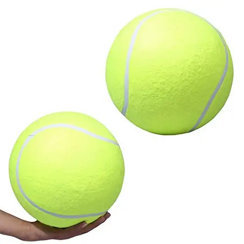 באיכות גבוהה מתנפח משחק חיית המחמד מצחיק טניס כלב כדור צעצוע