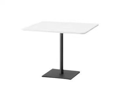 Mesa de pizarra cuadrada de 80 cm.
