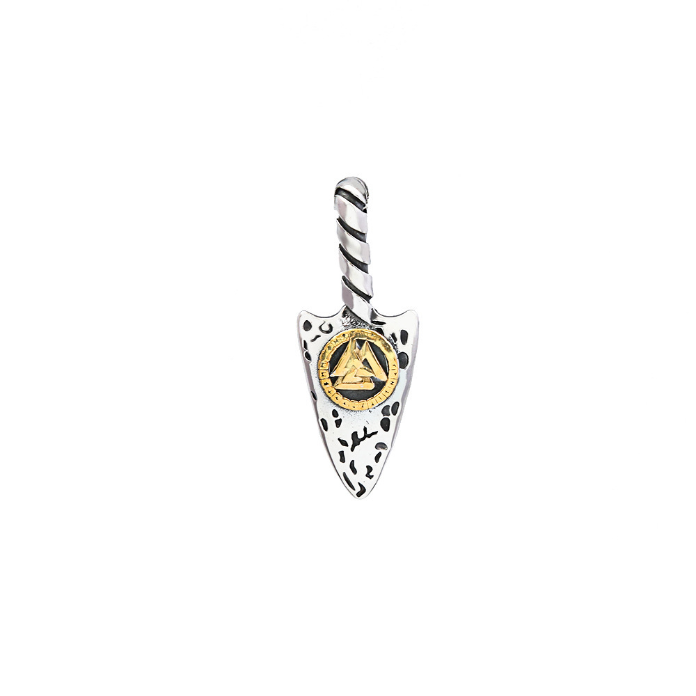 Pendentif unique doré