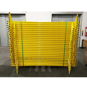 Bán buôn pre-mạ kẽm ống kim loại rào chắn màu vàng lớp phủ đường an toàn đông đúc kiểm soát hàng rào - Product Image 2