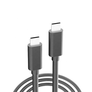 USB 3.1 3.2 USB-C tipi C düz Thunderbolt 3 20 Gbps 100 veri senkronizasyonu 5A USB-C W 10Gbps hızlı şarj şarj tipi C kablo - Product Image 1