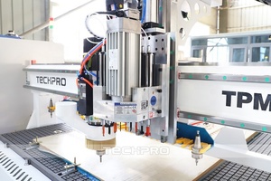 Nesting <strong>Automatic</strong> Tool Changer <strong>CNC</strong> <strong>Router</strong> Machine for <strong>Custom</strong> Cabinet Making Nesting Center With Drilling Bank - Product Image 3