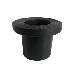 ส่วนปลายของหน้าแปลนอิเล็กโทรฟิวชั่น HDPE มาตรฐาน ISO วัสดุโพลีเอทิลีนเรียบขนาด50-800มม. ที่ลดลง - Product Image 1