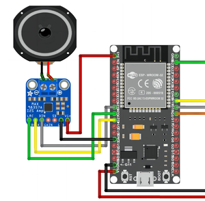 MAX98357 I2S modulo amplificatore Audio non filtrato classe D amplificazione supporta ESP32 Raspberry Pi - Product Image 3