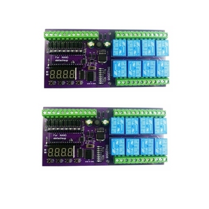 DC 12V 24V 8ch İşlevli gecikme zamanlayıcı anahtarlama paneli RS485 PLC IO genişleyen kalkan modülü Arduino NANO V3.0 için