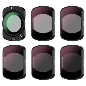 JJC 6-Piece Magnetic <strong>ND</strong> CPL <strong>Filter</strong> Kit for DJI OSMO Pocket <strong>3</strong> Including CPL ND8 ND16 ND32 ND64 ND256 <strong>Filters</strong> with Wipe - Product Image 2