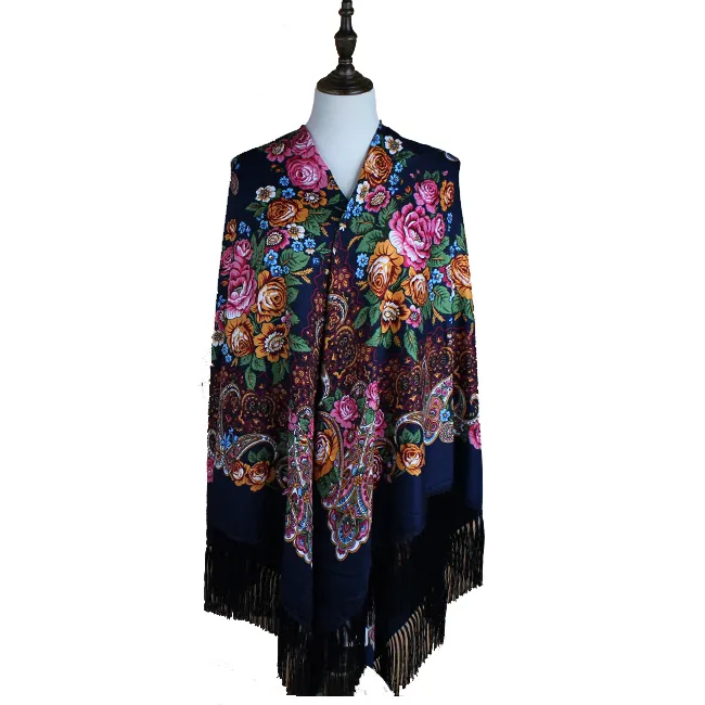 Fashion girl print ladies blanket shawl