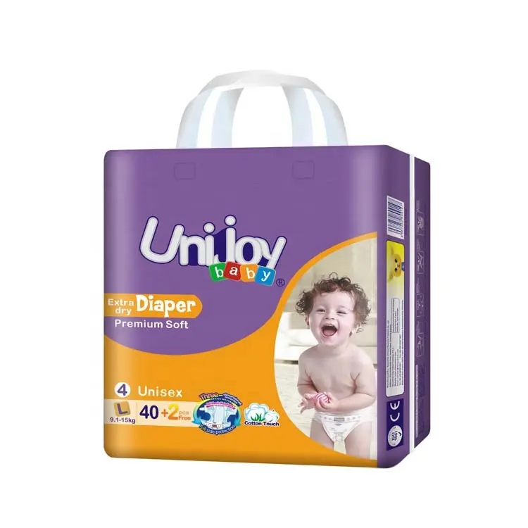 Unijoy sevimli tek kullanımlık bebek bezi toptan abd, avrupa bebek bezi paletler