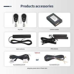 EASYGUARD akıllı anahtar PKE kiti fit ile Benz için fabrika OEM push start düğmesi olmadan konfor erişim pasif anahtarsız giriş - Product Image 2