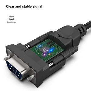 Prolific Chipset <strong>USB</strong> Serial Adapter <strong>RS</strong>-<strong>232</strong> Male DB9 9-Pin 1.8M Cable for Windows 108/187 &amp; Mac OS X 10.6 Above Computer Use - Product Image 5
