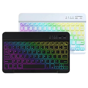 彩色背光蓝牙10英寸无线键盘适用于iPad平板电脑智能手机三星华为3系统通用 - Product Image 1