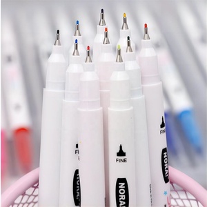 มาร์กเกอร์ศิลปะคู่24สีพร้อมแปรงขนนุ่มขนาดใหญ่และปากกาเขียนเส้นเล็กดีที่สุดสำหรับการทำเครื่องหมายสำหรับนักออกแบบศิลปิน - Product Image 4