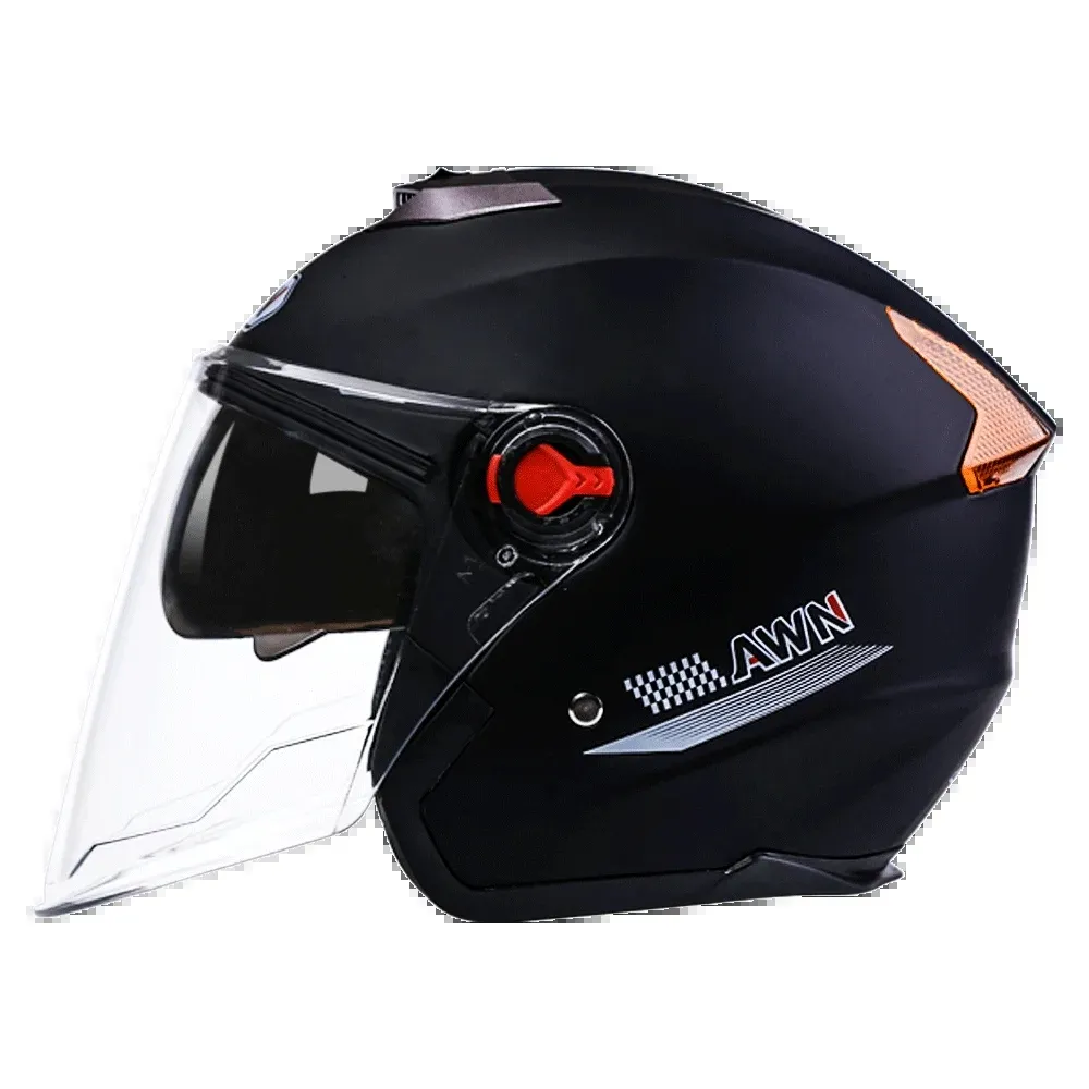 Nhà Máy Giá ống kính đôi ABS nửa mặt xe máy Mũ bảo hiểm Motocross xe máy ABS Mũ bảo hiểm