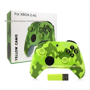 สำหรับ Xbox Series s/x คอนโทรลเลอร์ไร้สาย2.4G สำหรับบลูทูธดีไซน์ลายพรางจอยสติ๊กเกมสำหรับ PC คุณสมบัติการสั่นสะเทือนของ iOS