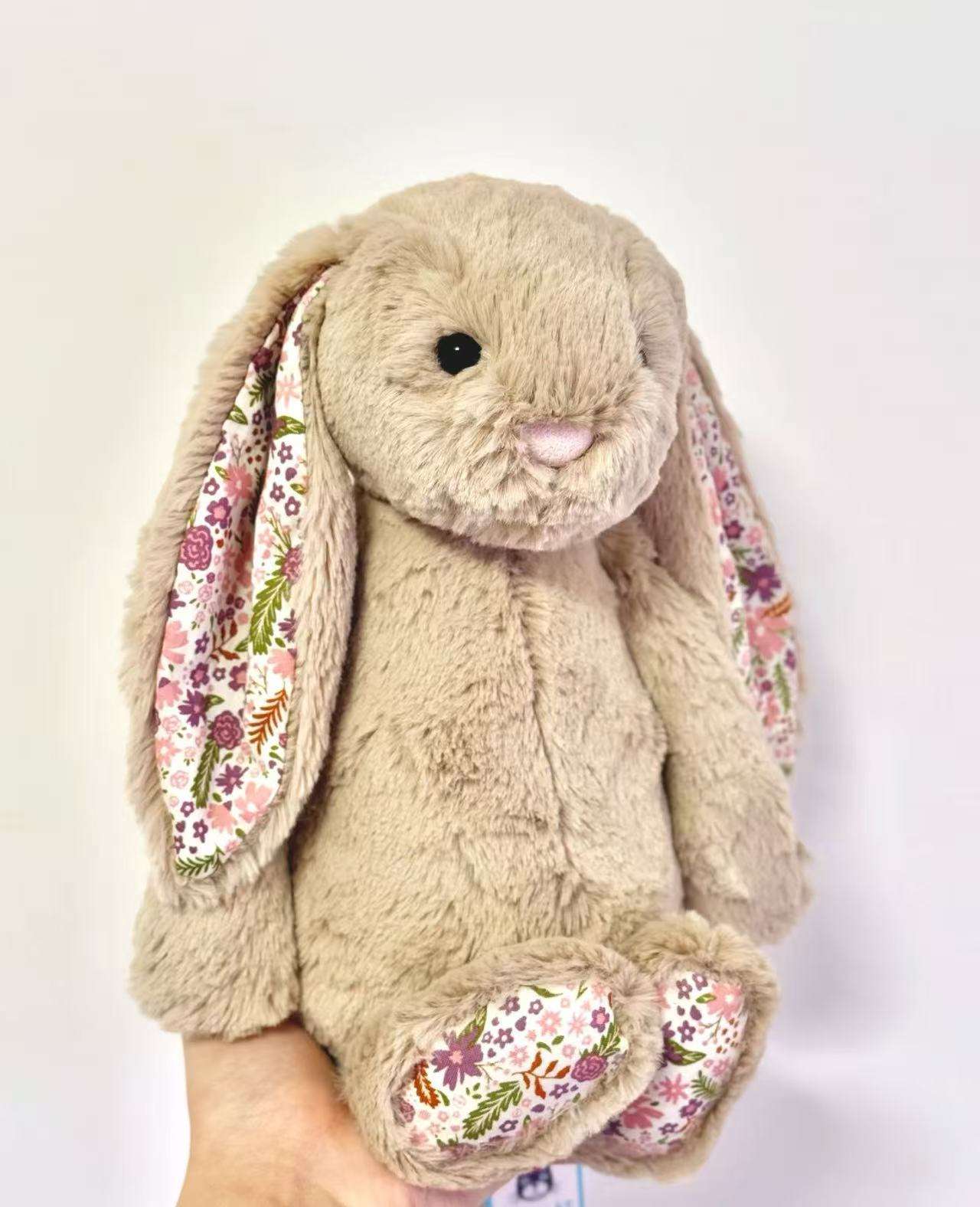 Lapin floral couleur curry