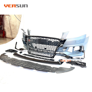 Yüksek kaliteli B9 <span class=keywords><strong>Audi</strong></span> A4 <span class=keywords><strong>S4</strong></span> <span class=keywords><strong>B8</strong></span> için yeni bir görünüm için RS4 tarzı tampon eski 2008 2009 2010 2011 2012