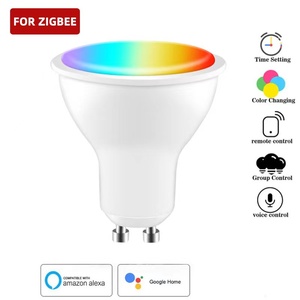 Wholesale Custom 5w <strong>G53</strong> GU10 Smart Light App Remote Control TUYA Zigbee Wireless <strong>RGB</strong> Dimmable Recessed <strong>Led</strong> Spotlight - Product Image 3