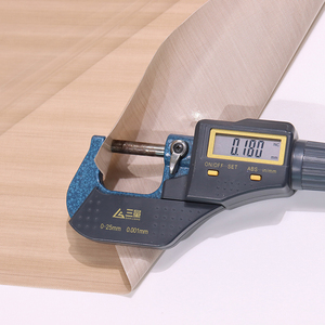 Antifriction Electrical Insulation 0.18mm Thickness Coated Fiberglass <strong>PTFE</strong> Adhesive Tape