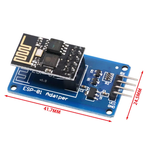 <strong>ESP8266</strong> <strong>ESP</strong>-<strong>01</strong> Serial <strong>WiFi</strong> <strong>Wireless</strong> Adapter <strong>Module</strong> 3.3V 5V Esp01 Breakout PCB Adapters - Product Image 3